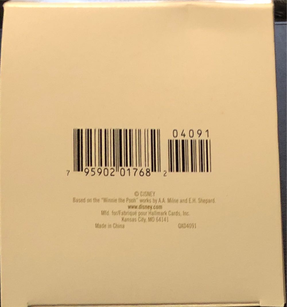 O Christmas Tree! - Winnie the Pooh (Winnie the Pooh) ornament collectible [Barcode 795902017682] - Main Image 4