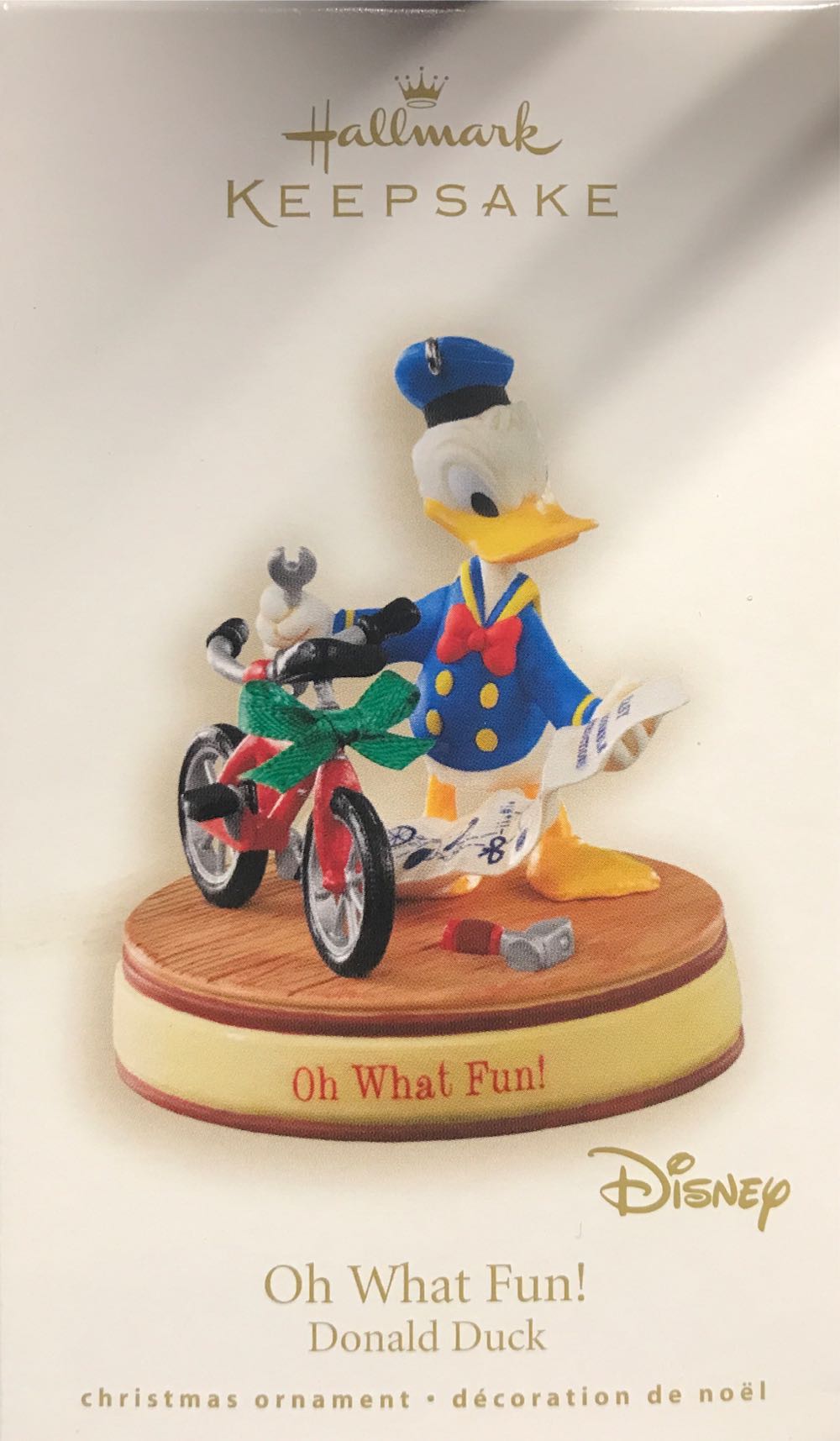 Oh What Fun! - Donald Duck (Disney) ornament collectible [Barcode 795902020903] - Main Image 2