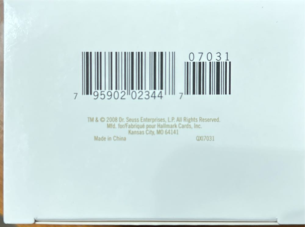 A Smile Most Unpleasant - The Grinch (Dr. Seuss’s How The Grinch Stole Christmas!) ornament collectible [Barcode 795902023447] - Main Image 3