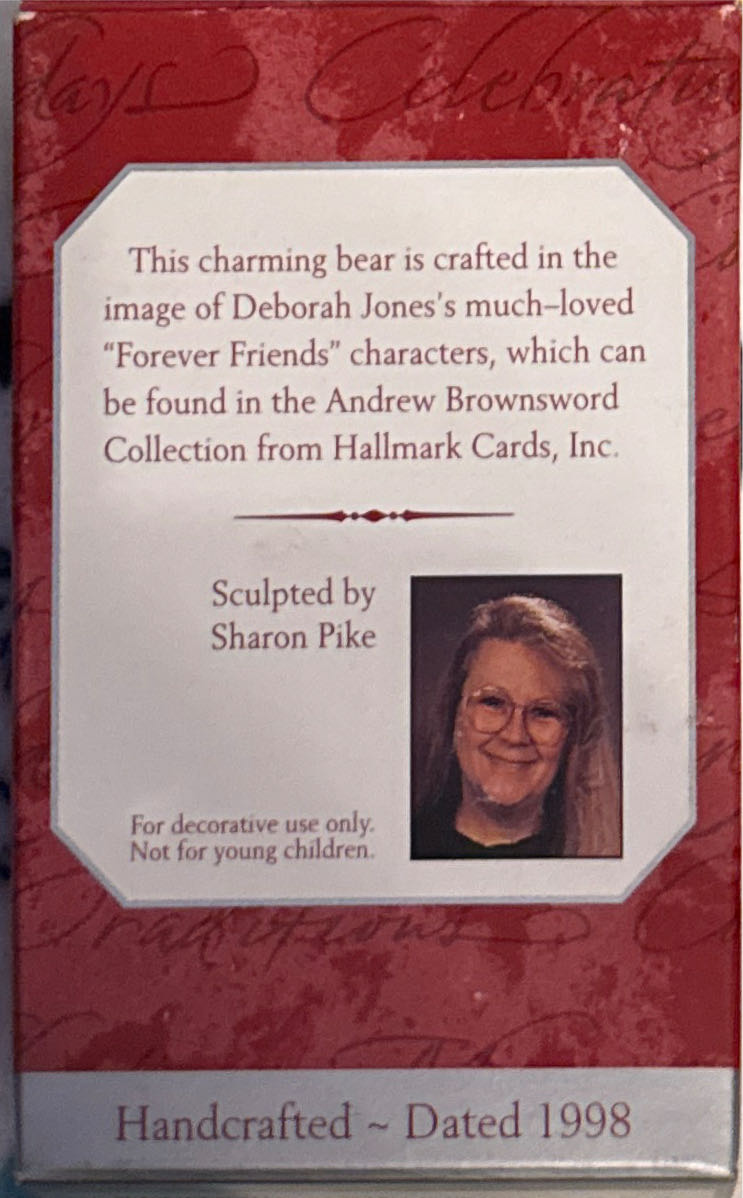 Forever Friends Bear - The Andrew Brownswood Collection (Bear) ornament collectible [Barcode 015012431933] - Main Image 4