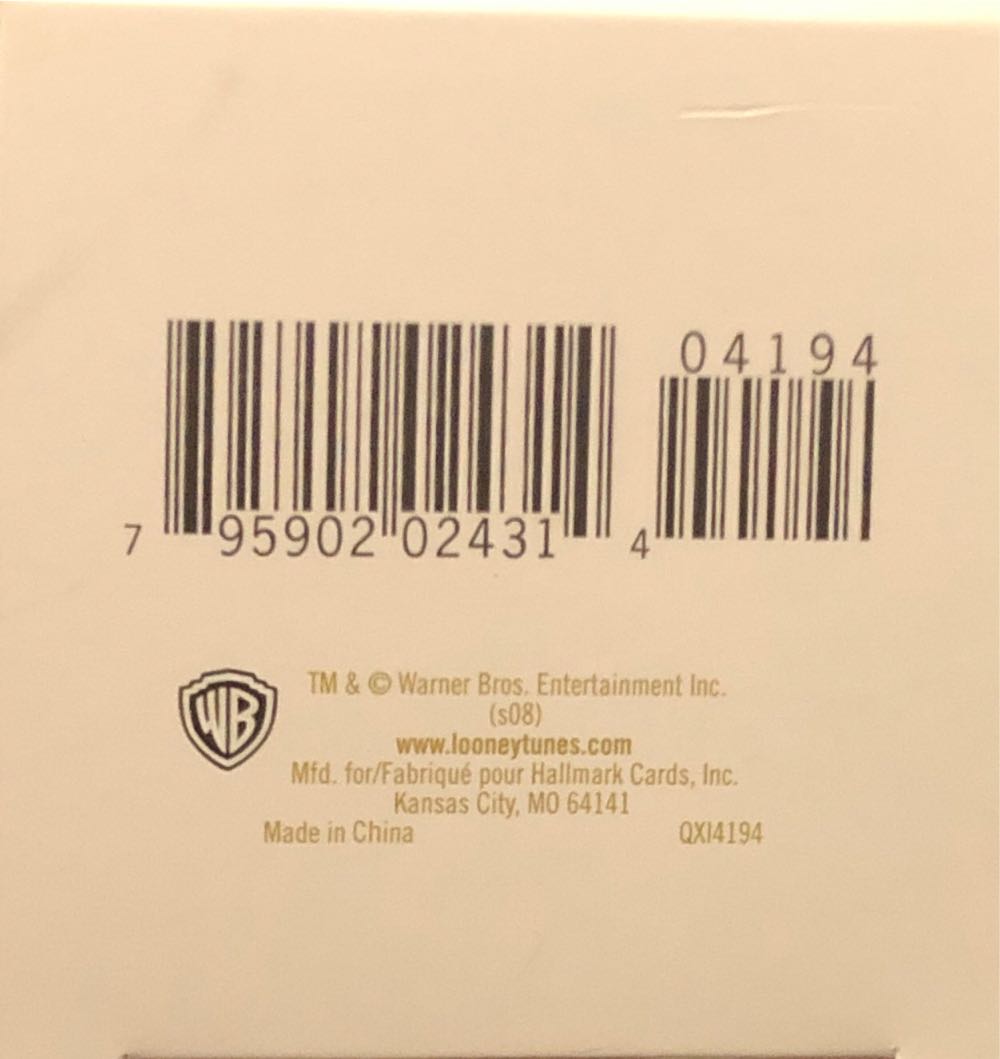 Naughty or Nice? - Looney Tunes (Taz - Looney Tunes) ornament collectible [Barcode 795902024314] - Main Image 3