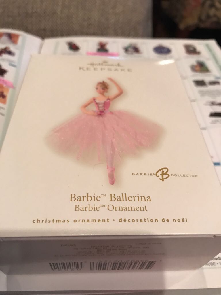 Barbie Ballerina - Barbie Ornament (Keepsake Ornament) ornament collectible [Barcode 795902027223] - Main Image 2