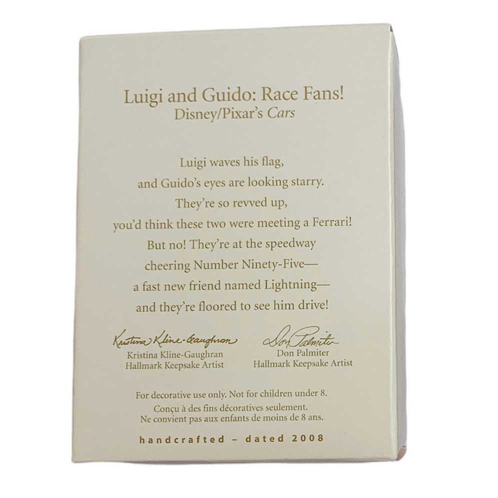 Luigi And Guido : Race Fans! - Disney Pixar Cars (Disney) ornament collectible [Barcode 795902027391] - Main Image 3
