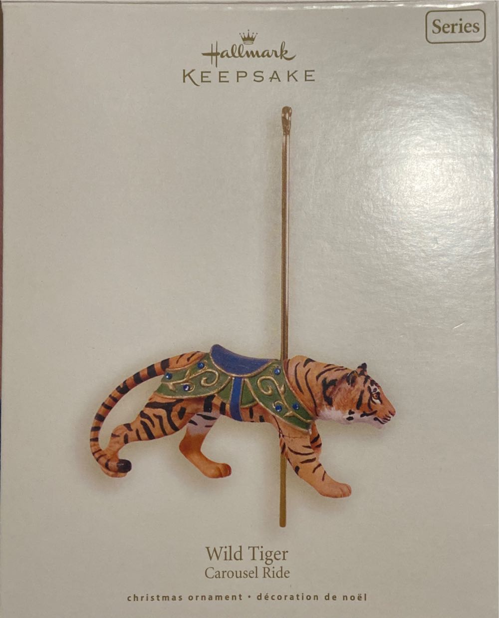 Wild Tiger #5 - Carousel Ride (Carousel) ornament collectible [Barcode 795902027438] - Main Image 2