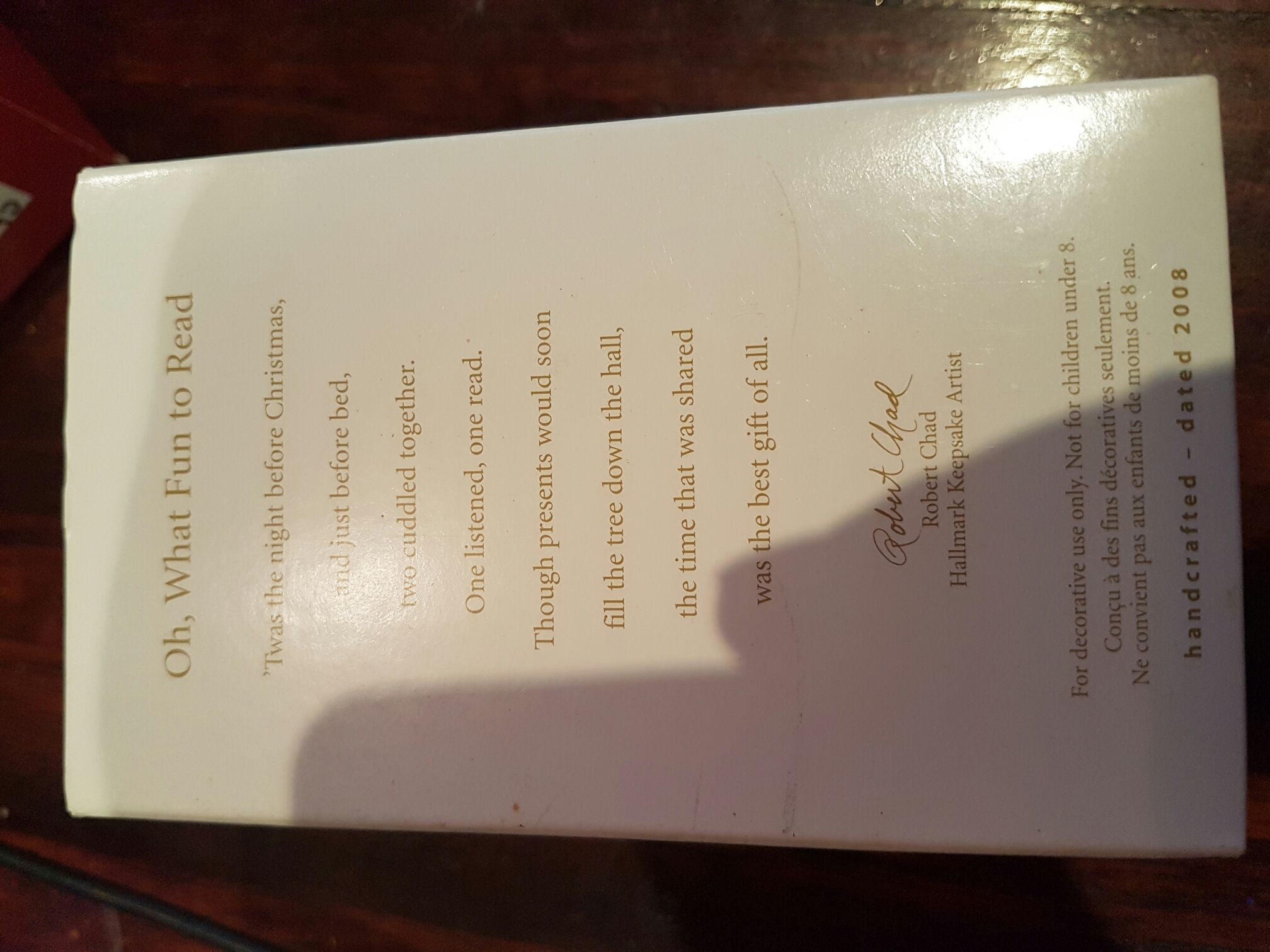 Oh, What Fun To Read - Bears Reading (Bears) ornament collectible [Barcode 795902027599] - Main Image 2