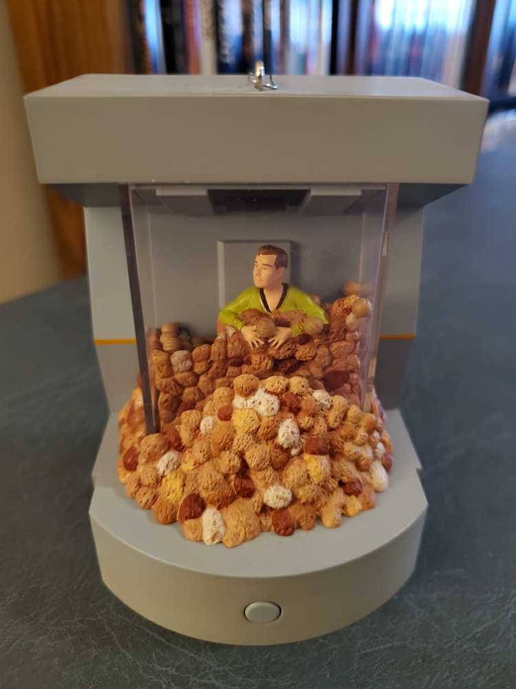 ST:TOS - “The TROUBLE with TRIBBLES” - Star Trek: The Original Series (MAGIC: Sound & Motion) ornament collectible [Barcode 795902027674] - Main Image 3