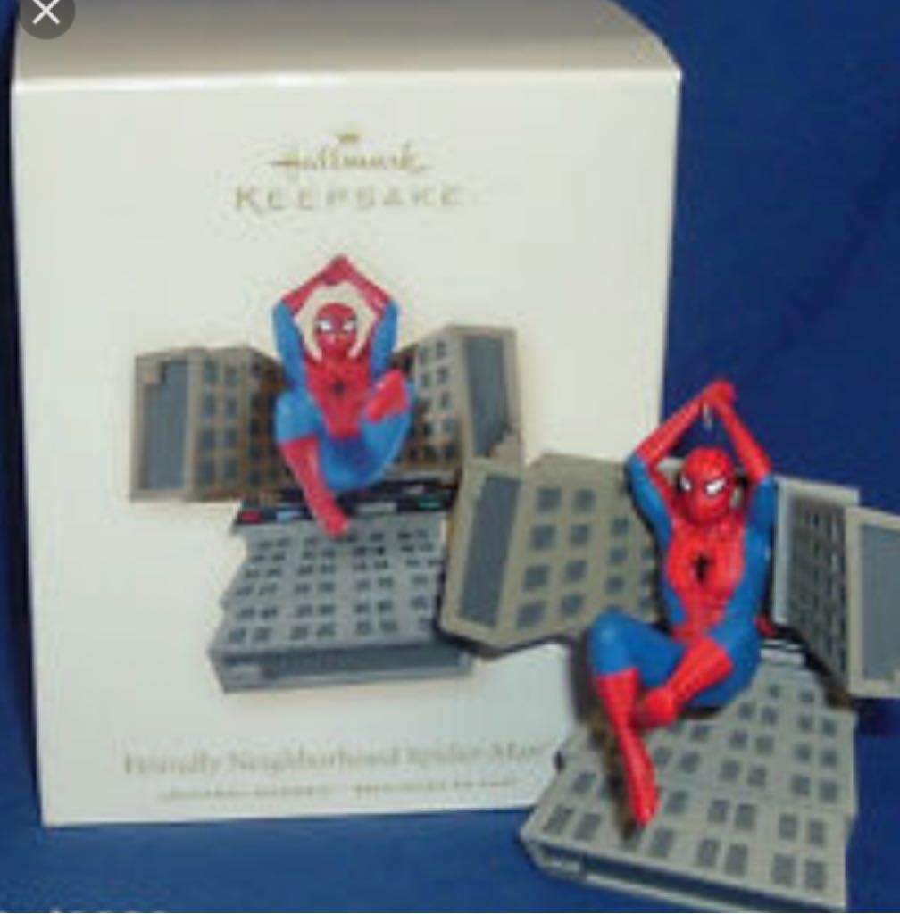 Spiderman Friendly Neighborhood Spider-Man - The Amazing Spider-Man (Marvel Superheroes) ornament collectible [Barcode 795902027704] - Main Image 2