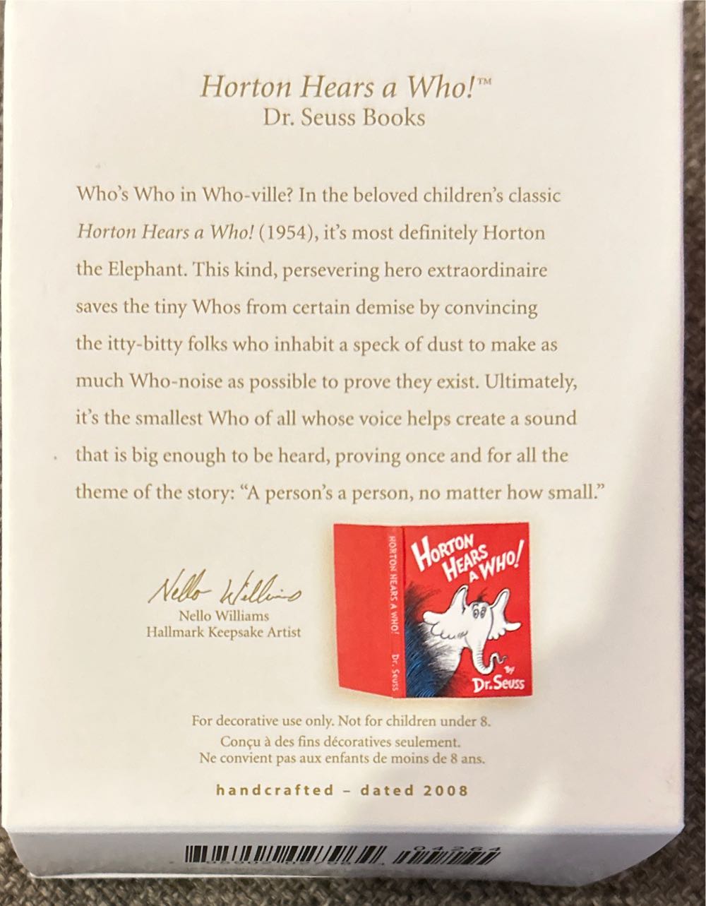 Horton Hears A Who - Dr. Seuss Books (Books) ornament collectible [Barcode 795902027964] - Main Image 2