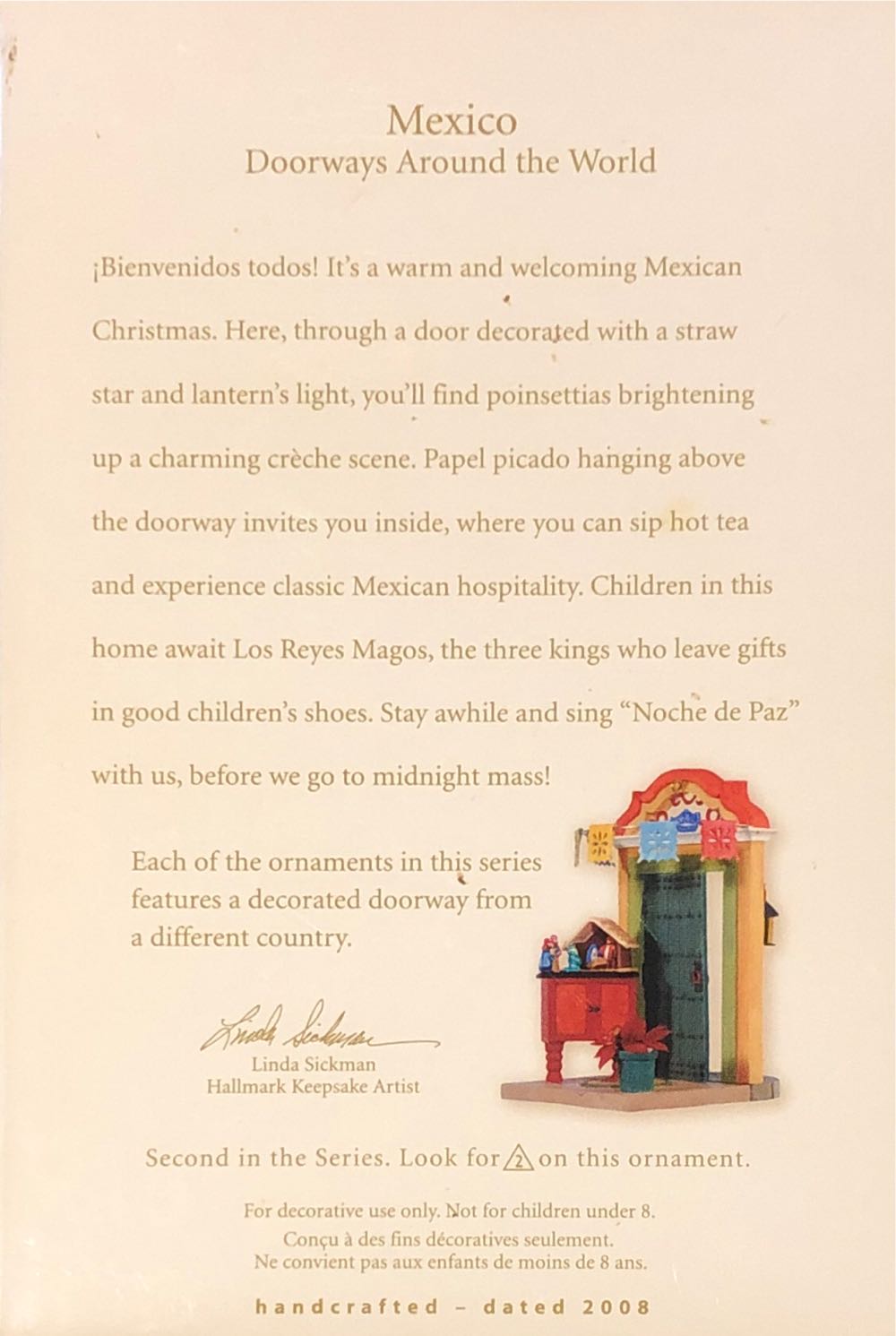 Feliz Navidad Doorways Around The World #2 Mexico - Doorways Around The Worlds (Doorways Around The World) ornament collectible [Barcode 795902031831] - Main Image 3