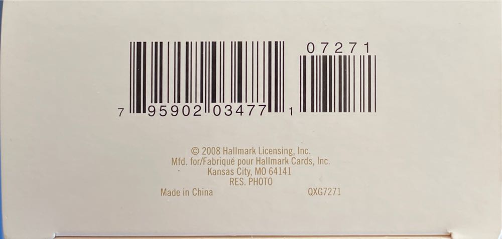 Sittin’ On Santa’s Lap  (Photo Holder) ornament collectible [Barcode 795902034771] - Main Image 3