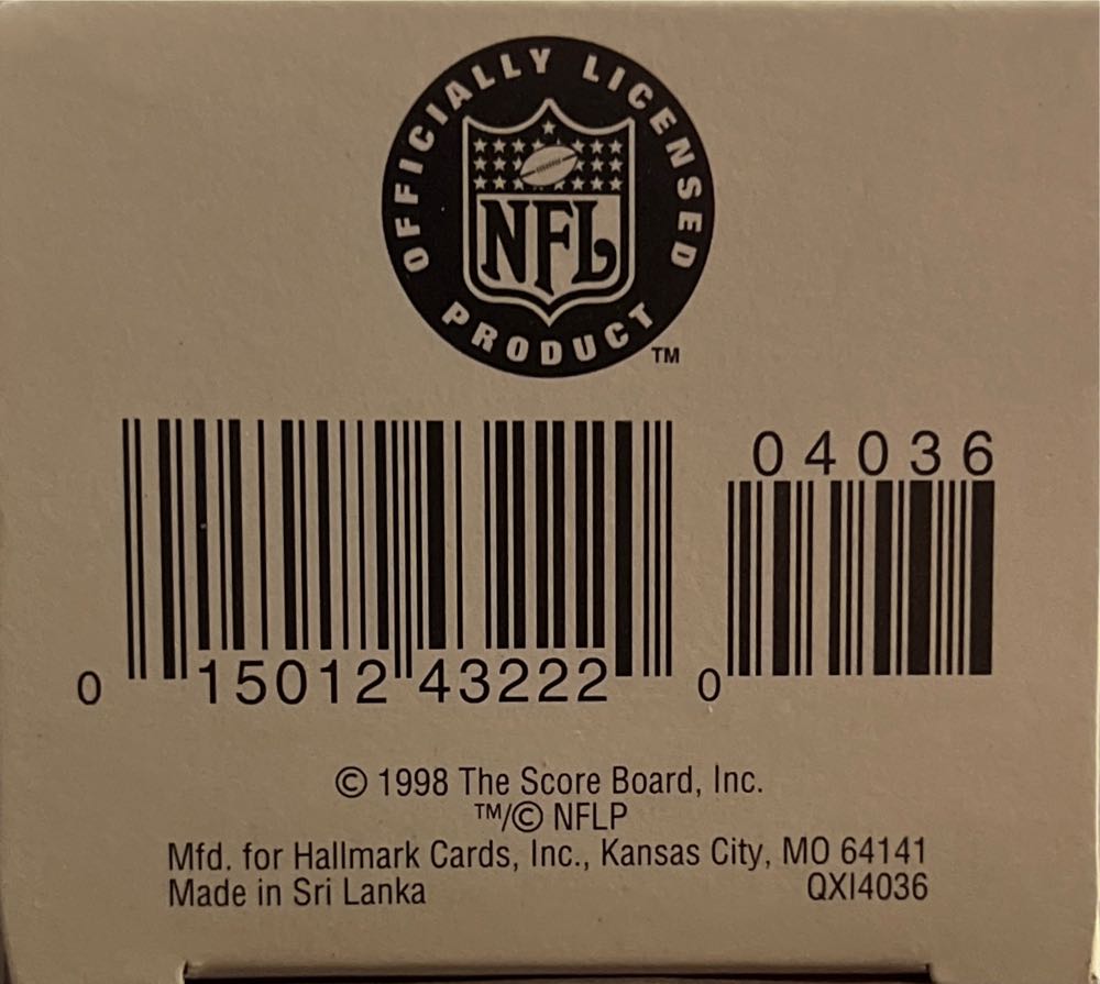 #4 Emmitt Smith - Football Legends (Football) ornament collectible [Barcode 015012432220] - Main Image 3