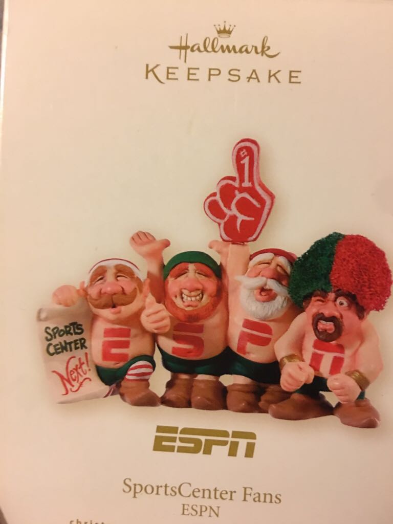 SportsCenter Fans  - ESPN (ESPN) ornament collectible [Barcode 795902036485] - Main Image 1