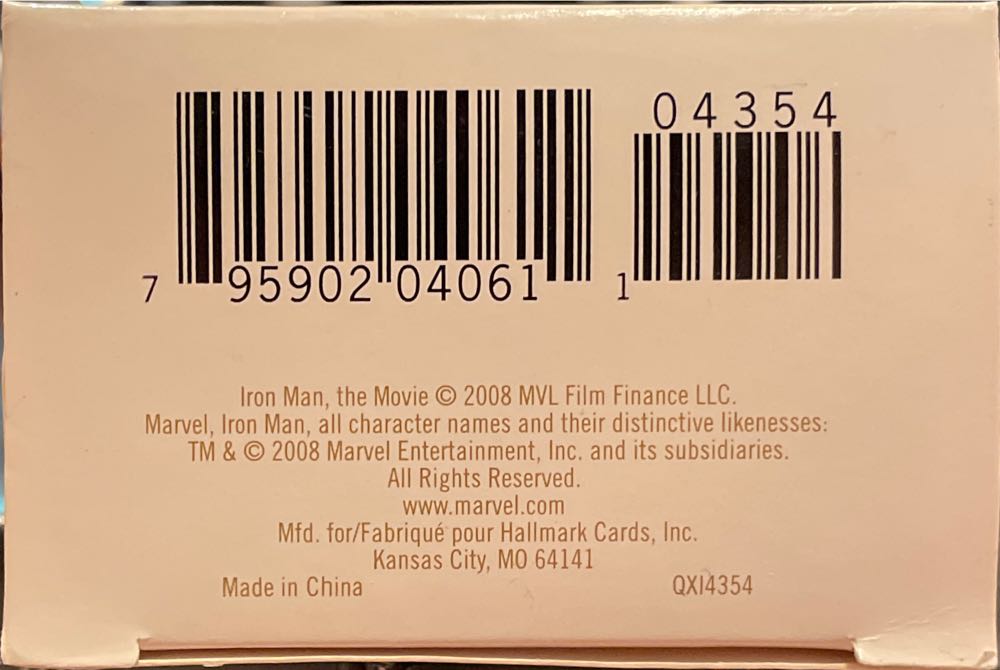 Iron Man - Marvel Iron Man (Movie) ornament collectible [Barcode 795902040611] - Main Image 3