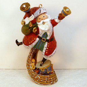 Ringing In The Season - A Santa Claus Christmas (Collection) ornament collectible [Barcode 795902041014] - Main Image 2