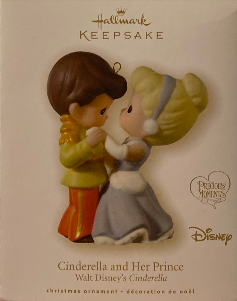Cinderella and Her Prince - Disney’s Cinderella (Precious Moments) ornament collectible [Barcode 795902042516] - Main Image 2