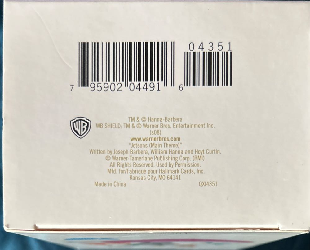 The Jetsons - Hallmark Keepsake (Magic – Features Sound) (The Jetsons (cartoon/TV pop culture); Christmas; sound ornament) ornament collectible [Barcode 795902044916] - Main Image 3