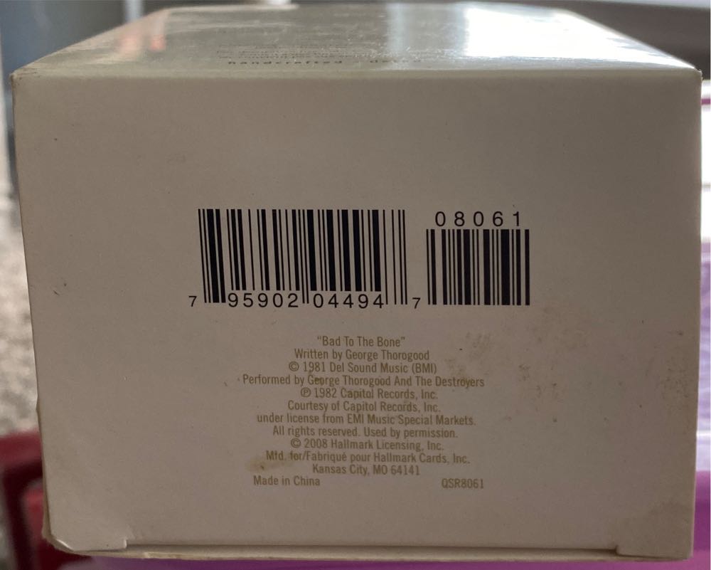 Dogs | 2008 Bad To The Bone  (Dogs) ornament collectible [Barcode 795902044947] - Main Image 3