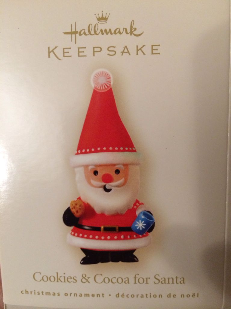 Cookies & Cocoa For Santa - Hallmark Keepsake Ornament (Santa) ornament collectible [Barcode 795902048341] - Main Image 1