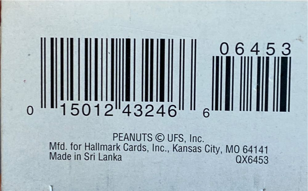 #1 Joe Cool - Spotlight On Snoopy (Peanuts) ornament collectible [Barcode 015012432466] - Main Image 3