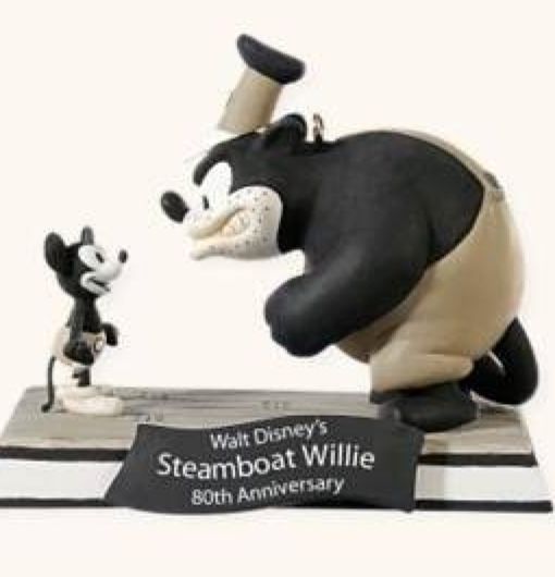 Steamboat Willie - Walt Disney’s Steamboat Willie 80th Anniversary (Mickey & Friends) ornament collectible [Barcode 795902052027] - Main Image 2