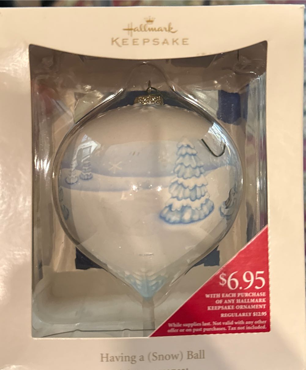 Having a (Snow) Ball - Playful Penguins (Kris’s Penguins) ornament collectible [Barcode 795902055189] - Main Image 2
