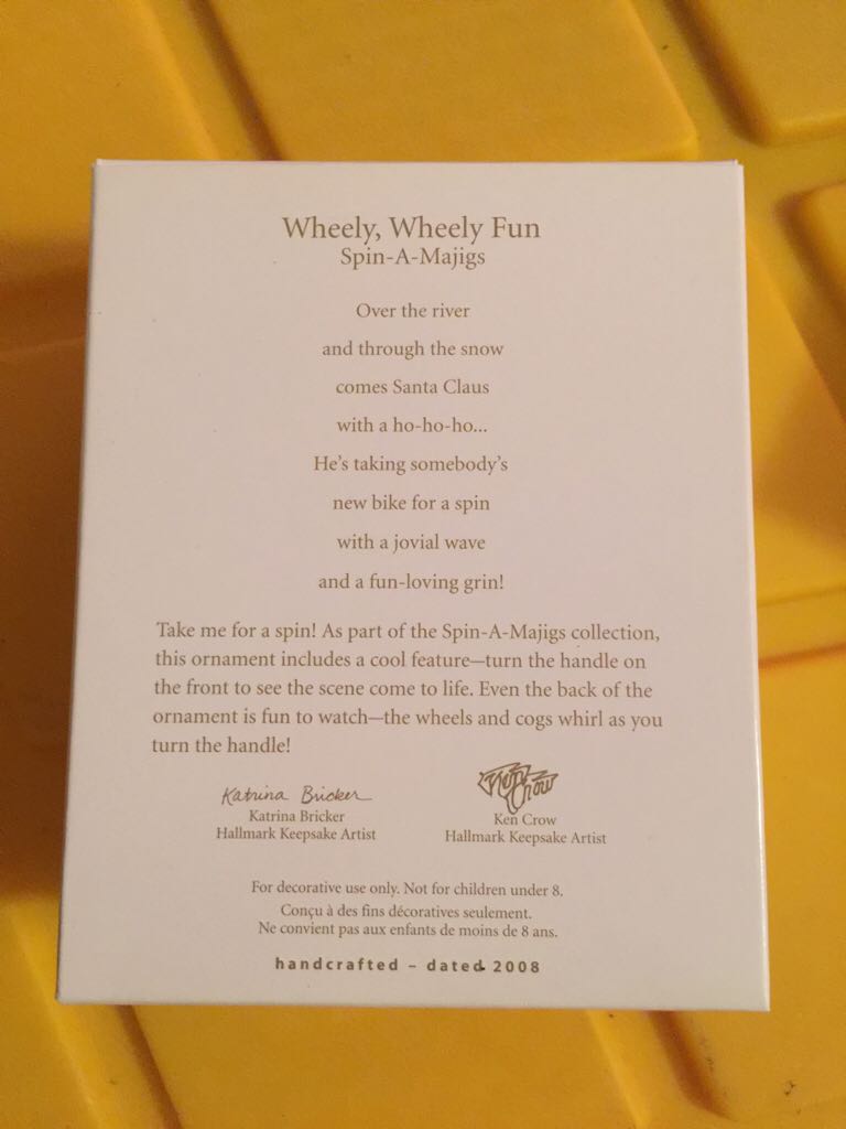 Wheely, Wheely Fun - Spin-A-Majigs (Spin-A-Majigs) ornament collectible [Barcode 795902056155] - Main Image 2