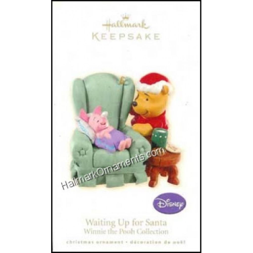 Waiting Up for Santa - Winnie the Pooh (Winnie The Pooh Collection) ornament collectible [Barcode 795902078850] - Main Image 2