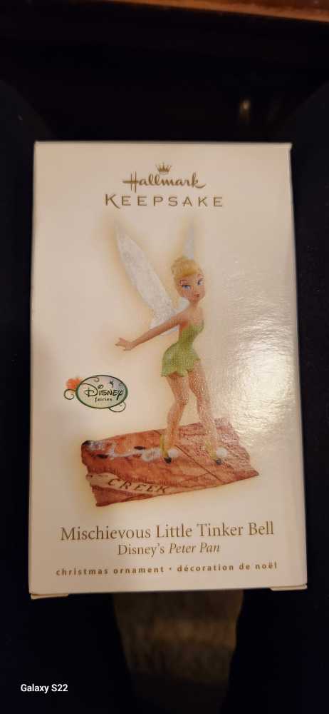 Mischievous Little Tinker Bell - Disney’s Peter Pan (Disney) ornament collectible [Barcode 795902081775] - Main Image 3