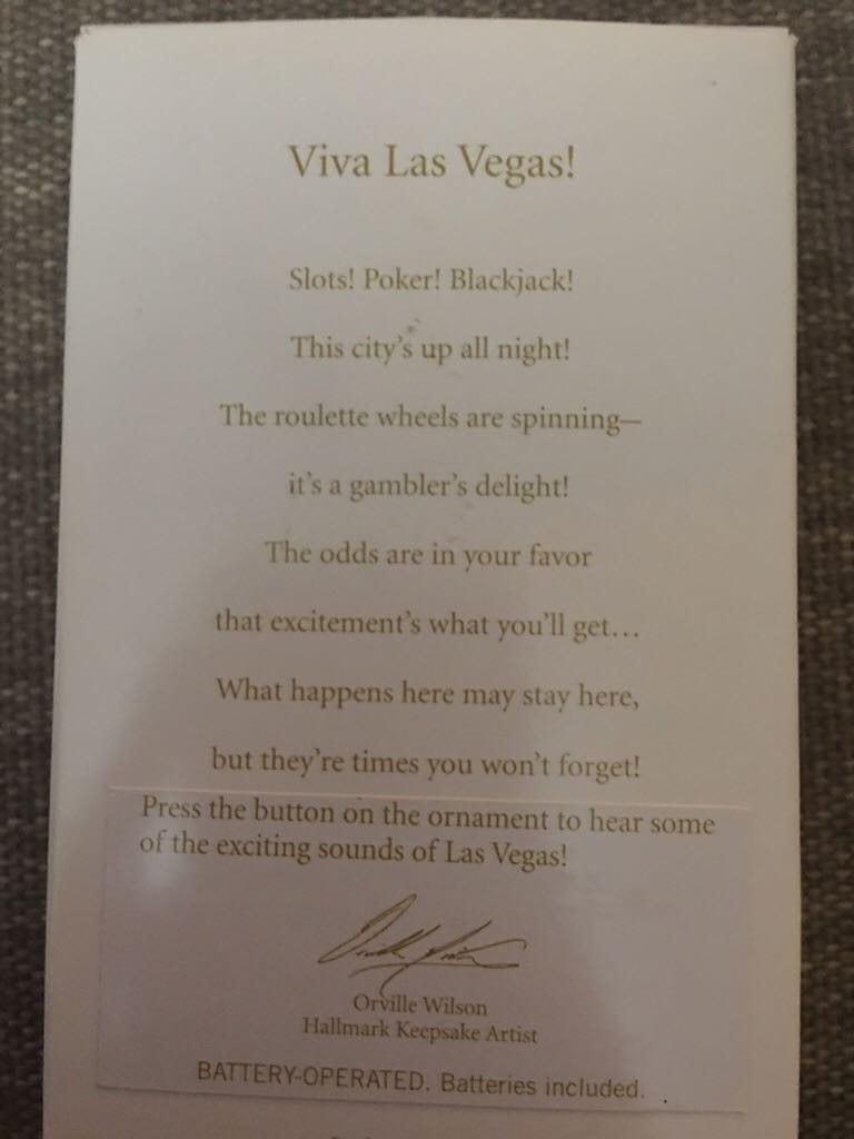 Viva Las Vegas! - Carlton Heirloom (Elvis) ornament collectible [Barcode 795902086879] - Main Image 2