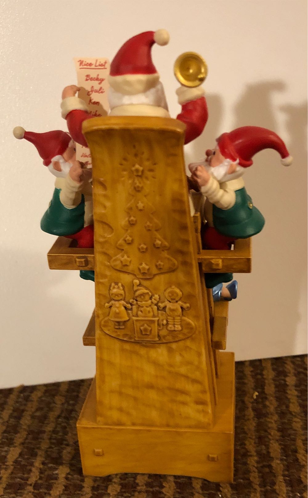 Santa’s Jolly Workshop - Magic - Light, Sound & Motion (Wind Up) ornament collectible [Barcode 795902086992] - Main Image 3