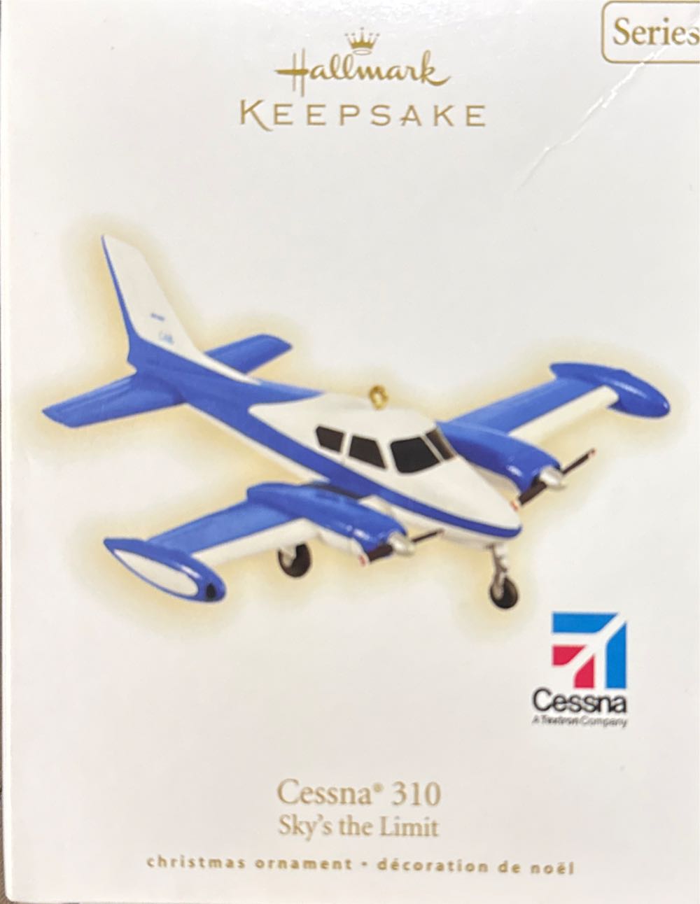 Cessna 310 - Sky’s The Limit (Aviation) ornament collectible [Barcode 795902088330] - Main Image 2