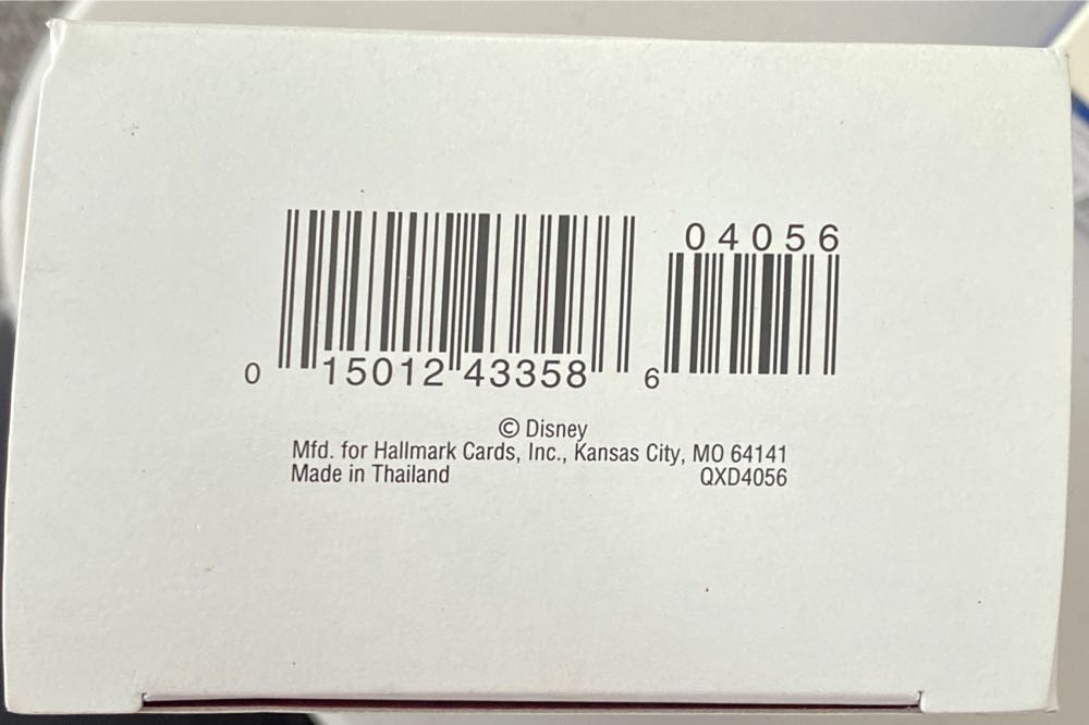 Walt Disney’s Snow White - Disney Snow White and the Seven Dwarfs (Victorian / storybook pastoral scene; girl feeding a bird; cottage landscape) ornament collectible [Barcode 015012433586] - Main Image 3