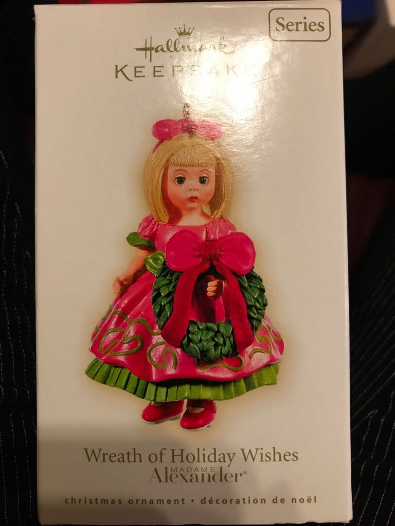 Wreath Of Holiday Wishes #14 - Madame Alexander (Madame Alexander) ornament collectible [Barcode 795902088385] - Main Image 2