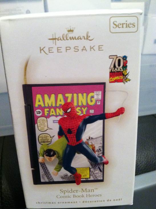 Comic Book Heroes: Spider-Man - Comic Book Heroes (Marvel Superheroes) ornament collectible [Barcode 795902088538] - Main Image 1