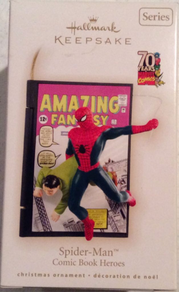 Comic Book Heroes: Spider-Man - Comic Book Heroes (Marvel Superheroes) ornament collectible [Barcode 795902088538] - Main Image 2