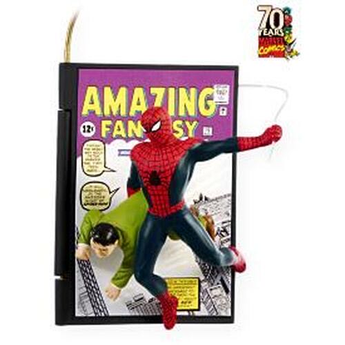 Comic Book Heroes: Spider-Man - Comic Book Heroes (Marvel Superheroes) ornament collectible [Barcode 795902088538] - Main Image 4