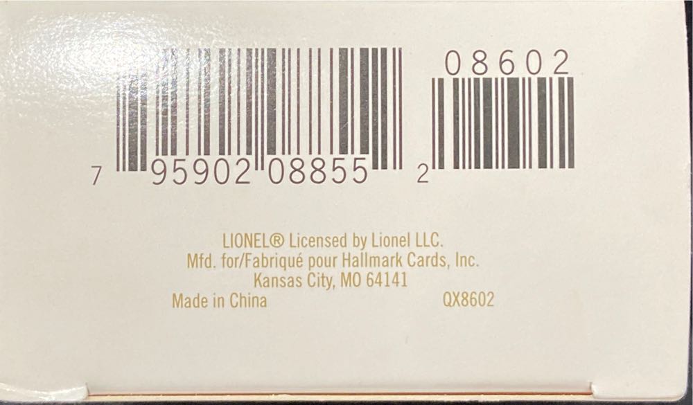 LT#14  Lionel Holiday Red Mikado Locomotive - Lionel Trains (Trains) ornament collectible [Barcode 795902088552] - Main Image 3