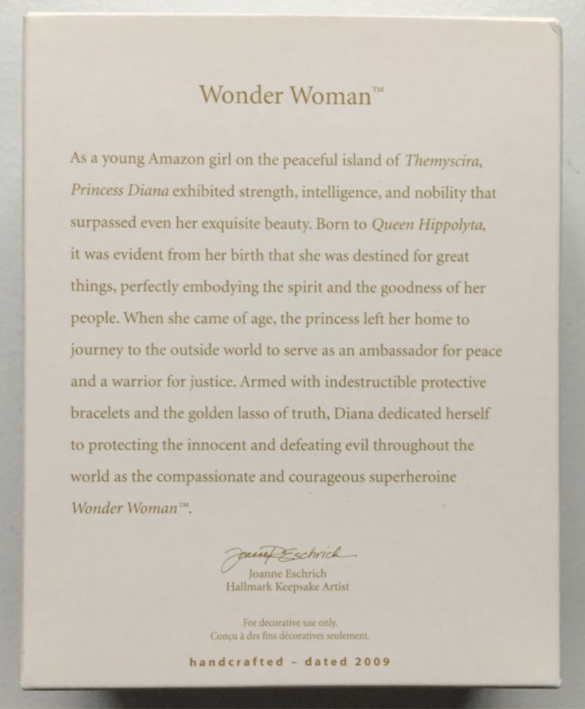 Wonder Woman Lasso* - DC Comics (Wonder Woman) ornament collectible [Barcode 795902089689] - Main Image 2