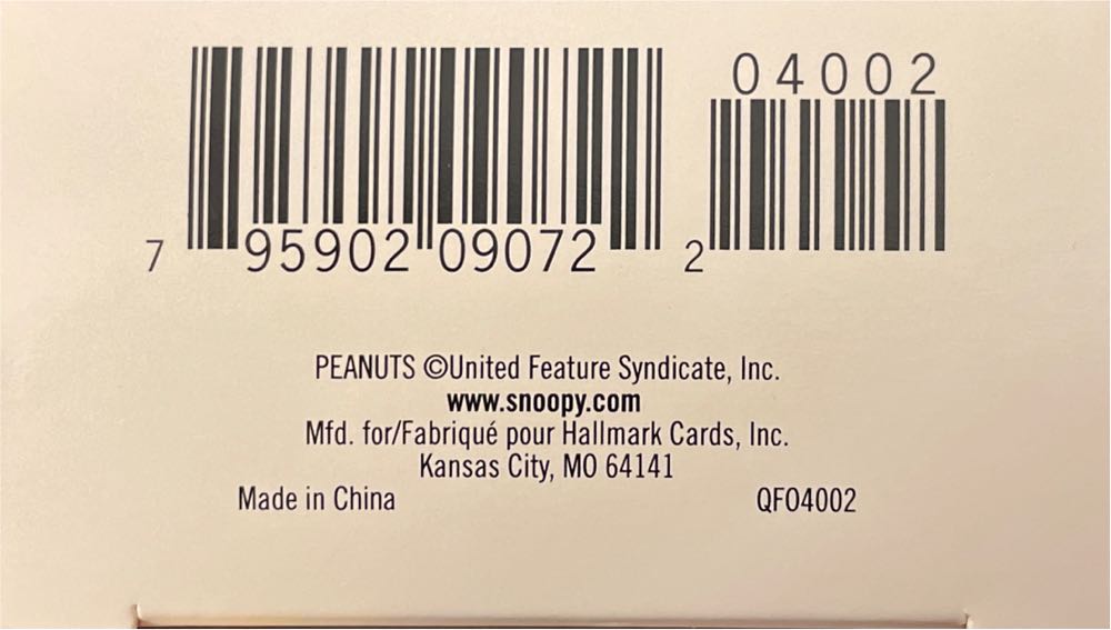 TPG09 Get a 1st Down, Charlie Brown! The Peanuts Gang - The Peanuts Gang (Halloween - The Peanuts Gang) ornament collectible [Barcode 795902090722] - Main Image 3