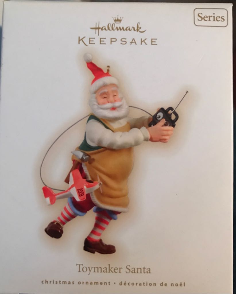 Toymaker Santa 10 - Remote Airplane - Toymaker Santa (Santa) ornament collectible [Barcode 795902091552] - Main Image 1