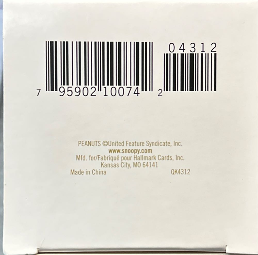 Peanuts 60th Anniversary - Peanuts Non-Christmas (Peanuts) ornament collectible [Barcode 795902100742] - Main Image 3