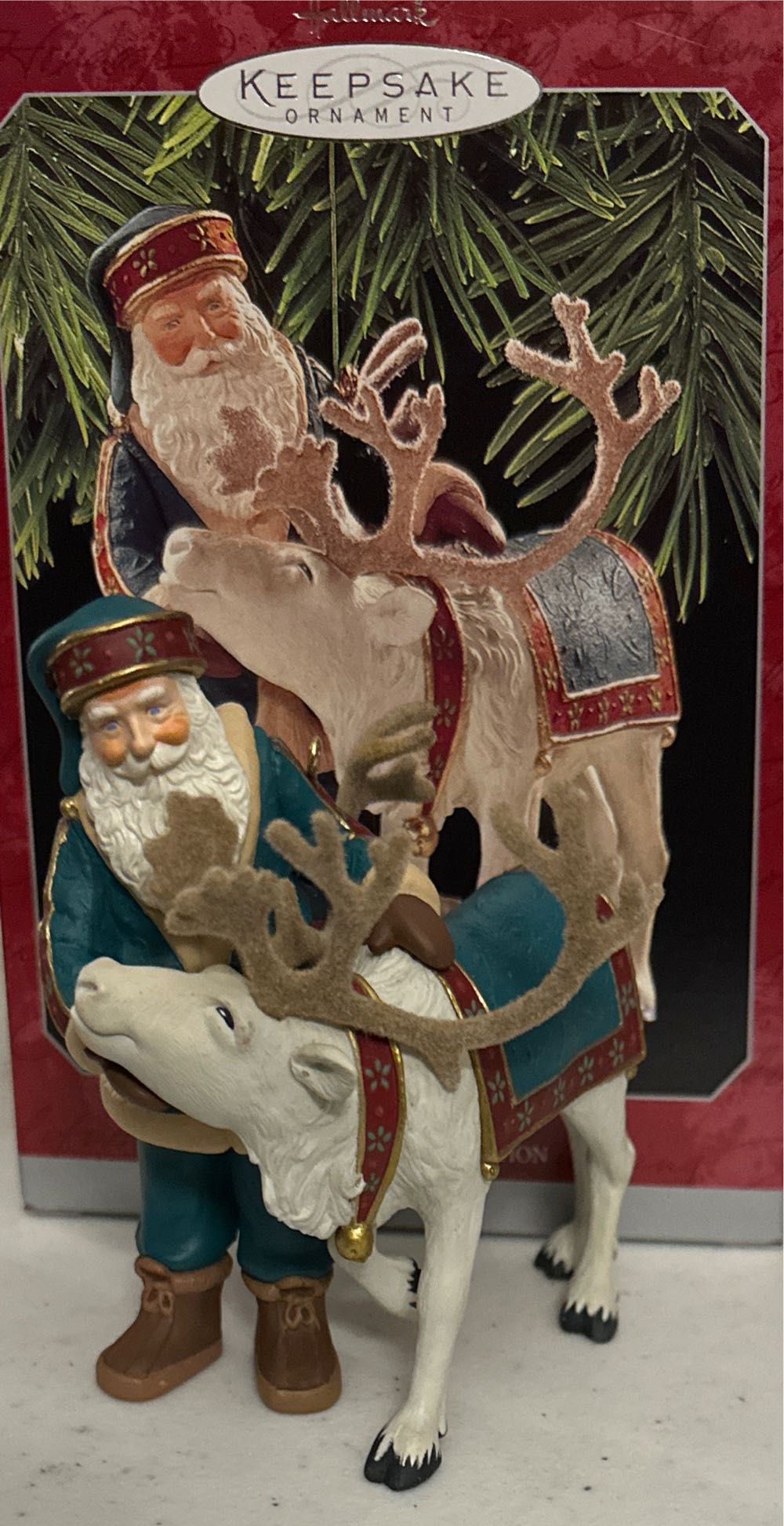 Santa’s Deer Friend - Artists’s Studio Collection (Artist’s Studio Collection) ornament collectible [Barcode 015012437546] - Main Image 4
