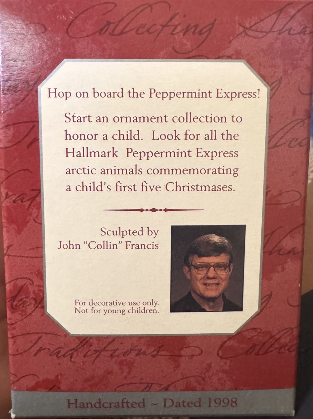 Baby’s First Christmas  - Child’s Age Collection (Child’s Age Collection) ornament collectible [Barcode 015012437577] - Main Image 3