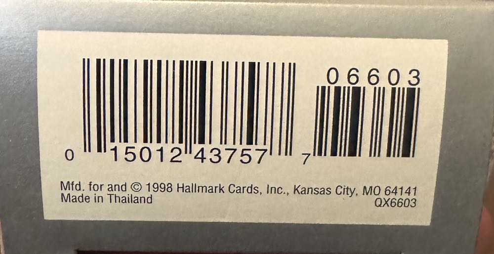 Baby’s First Christmas  - Child’s Age Collection (Child’s Age Collection) ornament collectible [Barcode 015012437577] - Main Image 4