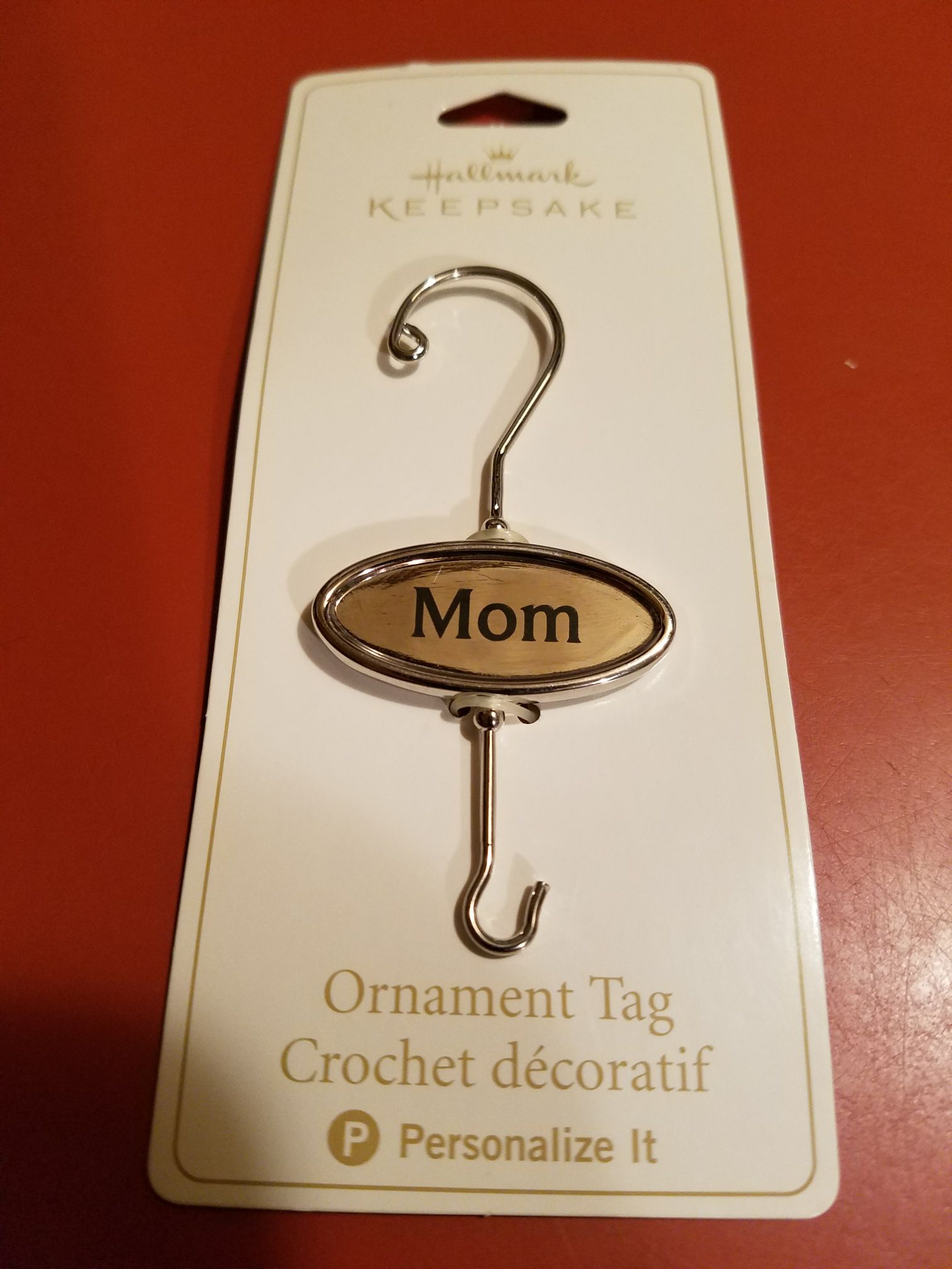 Mom Ornament Tag  ornament collectible [Barcode 795902113766] - Main Image 1