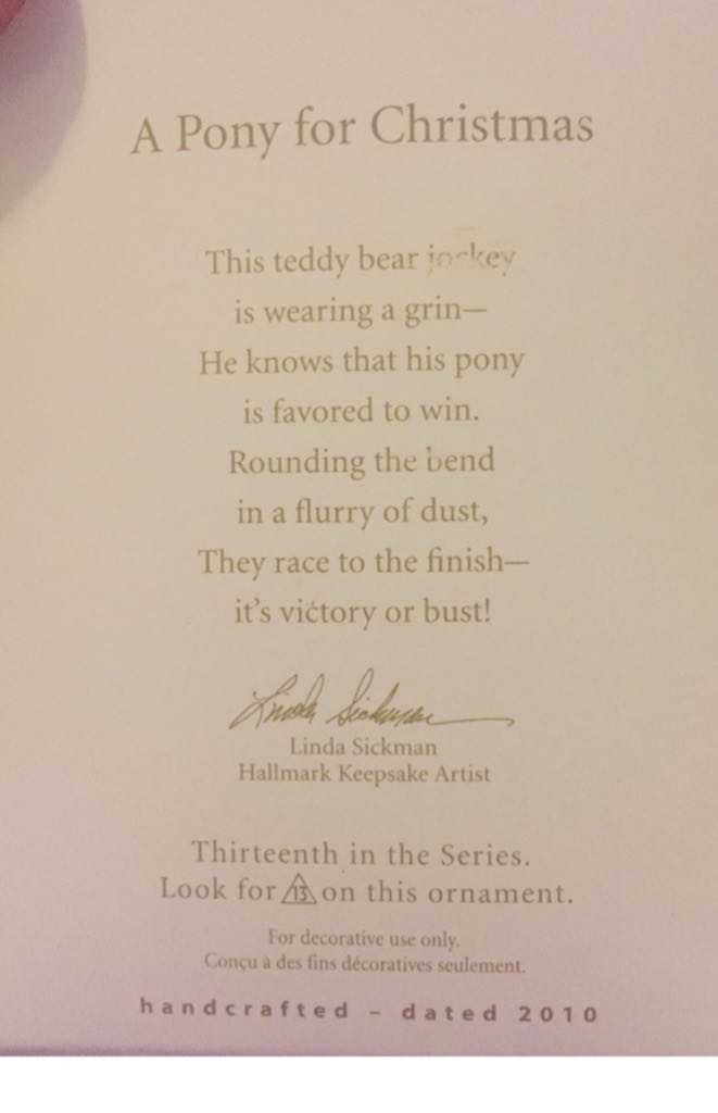 A Pony For Christmas #13 (2010) 🐶 - A Pony For Christmas (A Pony For Christmas) ornament collectible [Barcode 795902133726] - Main Image 2