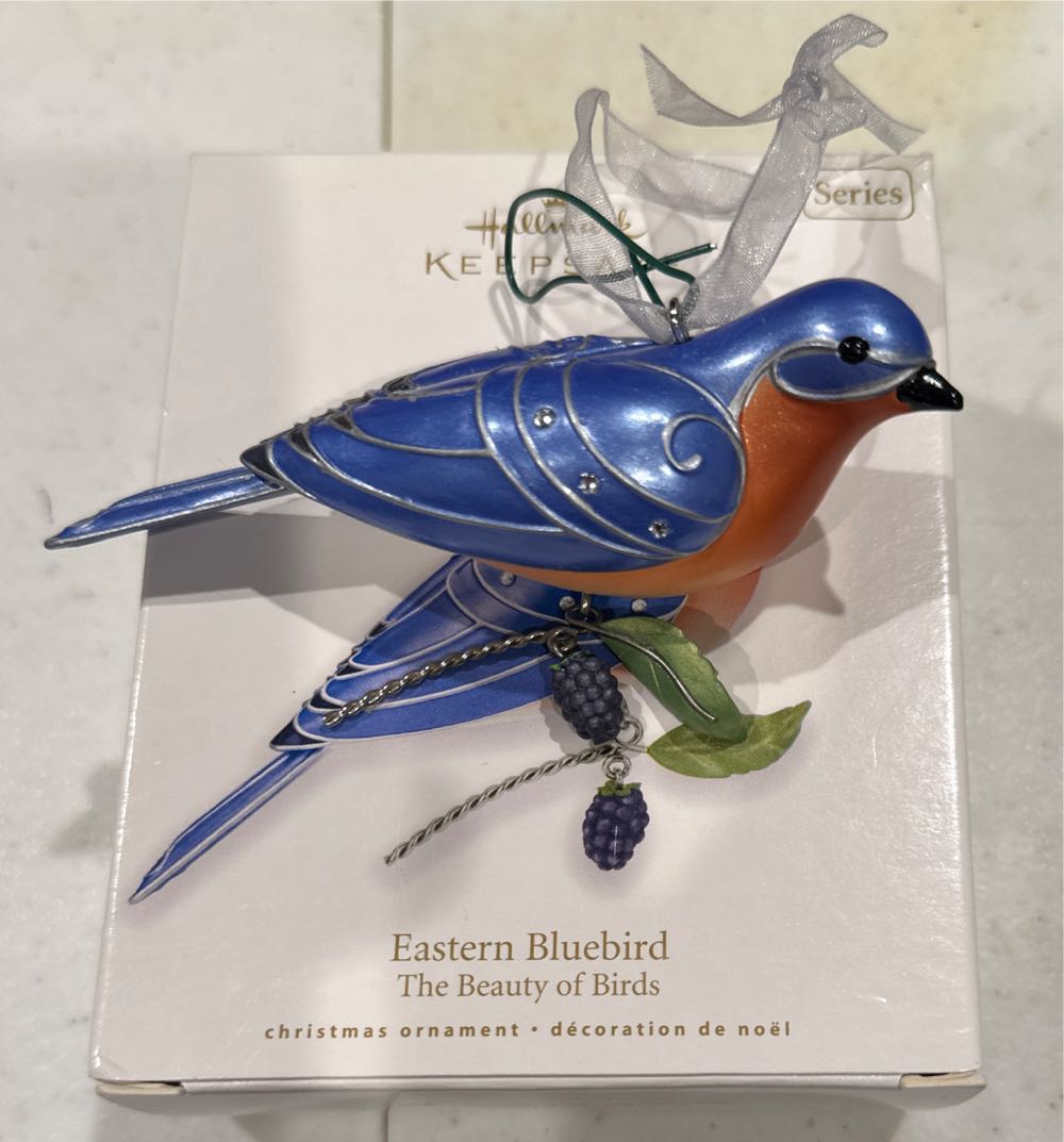 Eastern Bluebird - The Beauty Of Birds (The Beauty Of Birds) ornament collectible [Barcode 795902133733] - Main Image 4