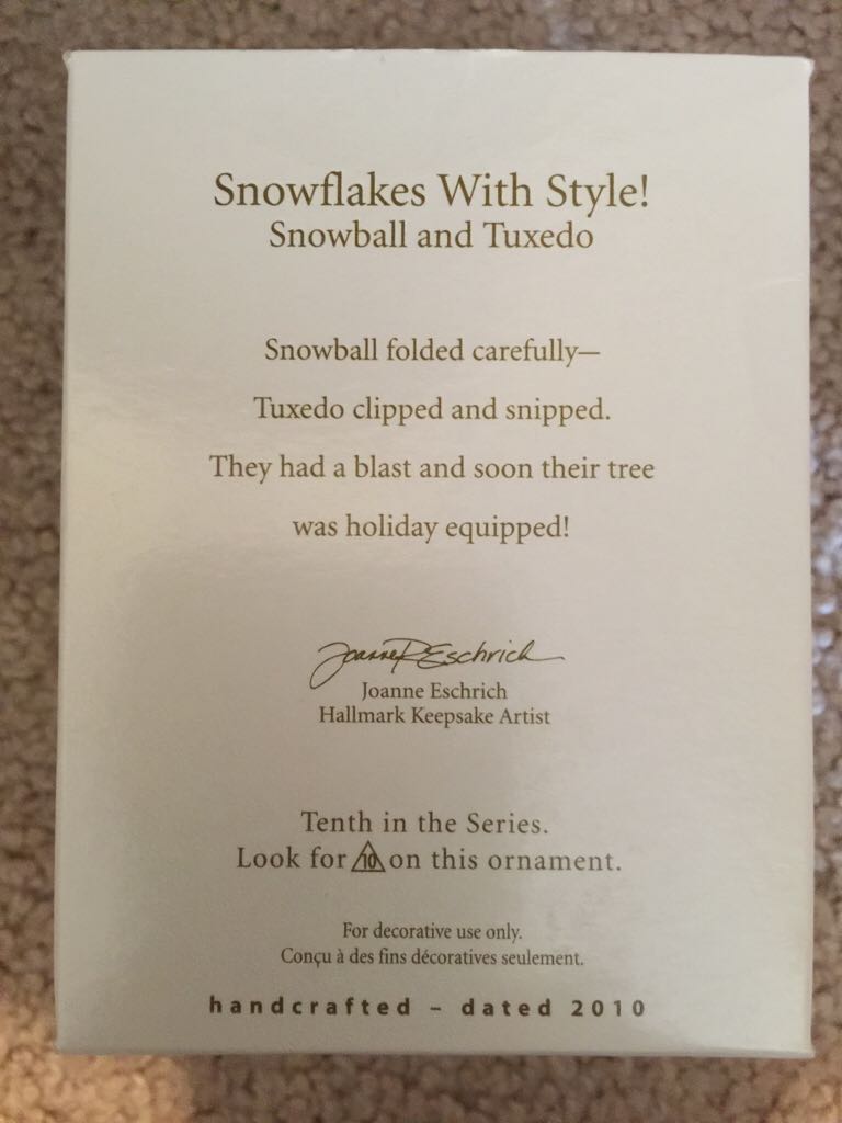 Snowball And Tuxedo 2010 - Snowball & Tuxedo (Polar Bear & Penguin) ornament collectible [Barcode 795902133924] - Main Image 2