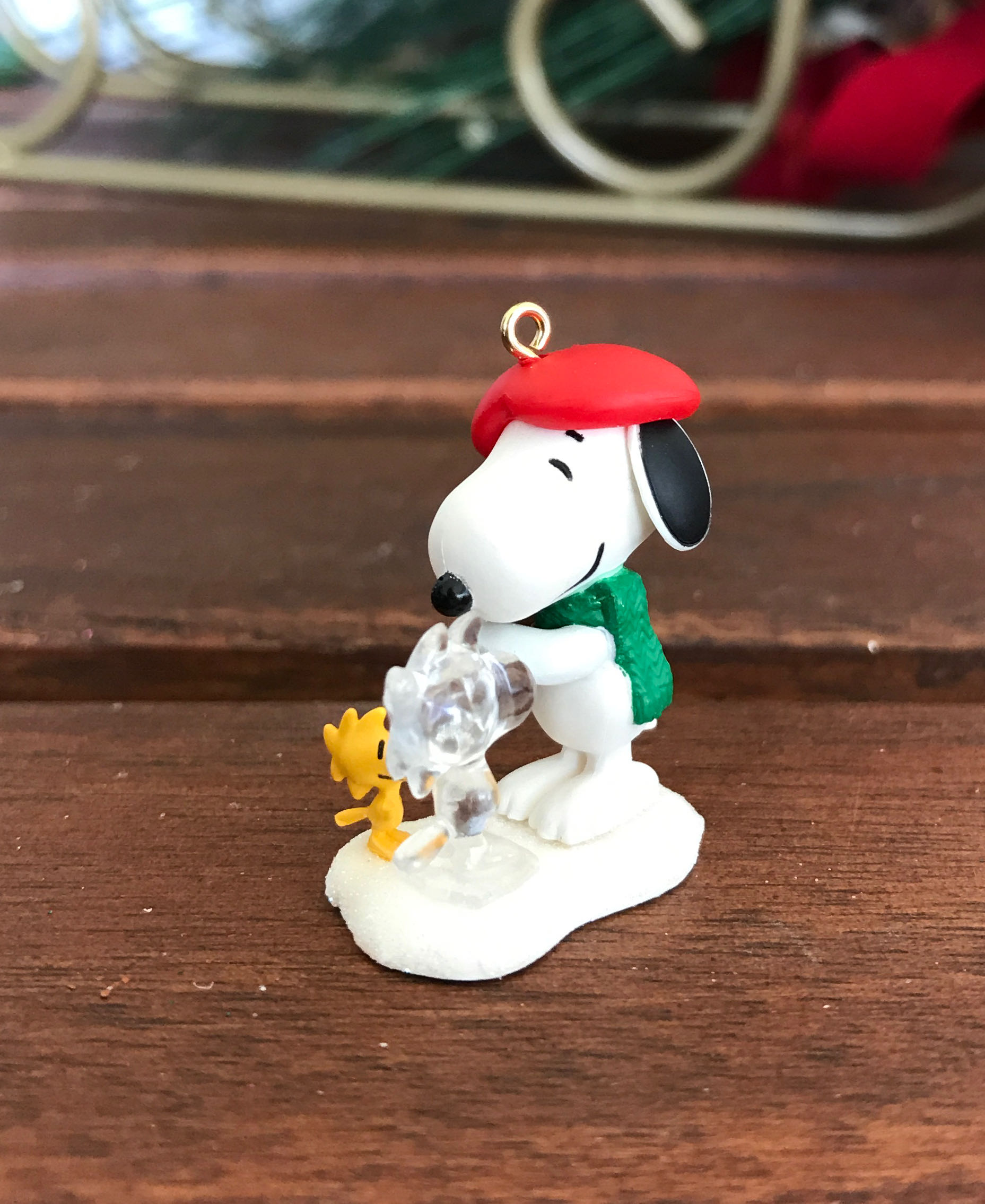 #13 Winter Fun With Snoopy - Winter Fun With Snoopy (Peanuts Miniature) ornament collectible [Barcode 795902134037] - Main Image 3