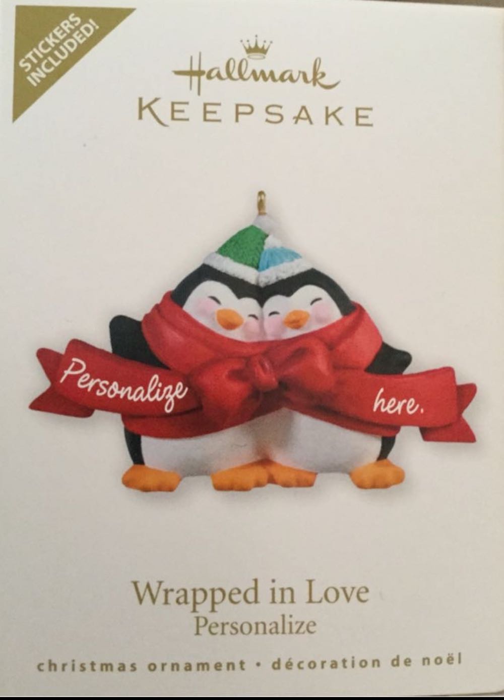 Wrapped In Love - Animals (Penguins) ornament collectible [Barcode 795902134969] - Main Image 3